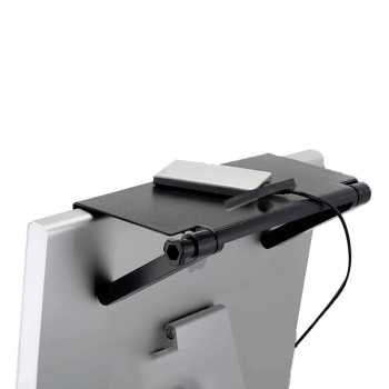 Cysincos rak monitor tv top shelf display storage desk riser g255 (4)