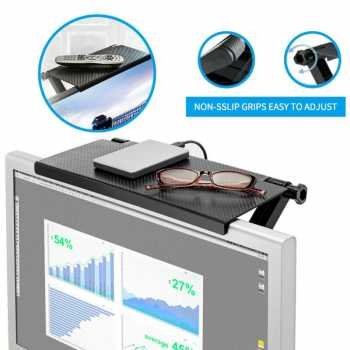 Cysincos rak monitor tv top shelf display storage desk riser g255