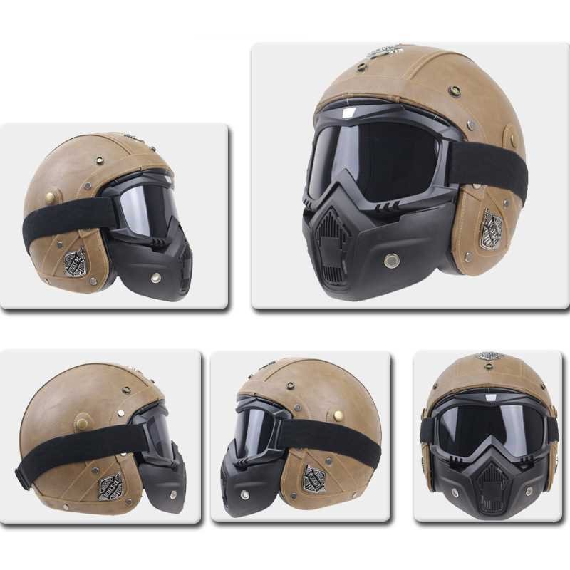 Taffsport bollfo kacamata goggles mask motor retro windproof mt 04 (4)