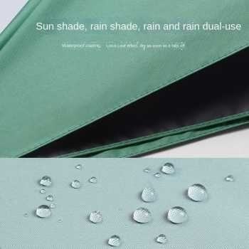 Huji payung lipat vinyl umbrella waterproof anti uv upf 50 6 bone hj190 (3)
