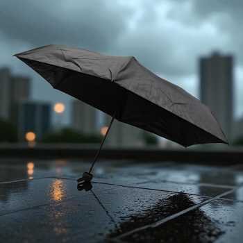 Huji payung lipat vinyl umbrella waterproof anti uv upf 50 6 bone hj190