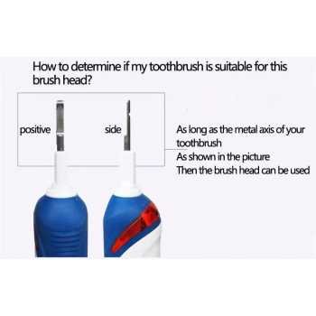 Lezhisnug electric toothbrush replacement 4 pcs for oral b d12 d16 d20 sb 17a (4)