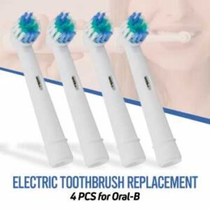 Lezhisnug electric toothbrush replacement 4 pcs for oral b sb 17a