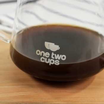 One two cups teko kopi coffee server v60 drip pour borosilicate glass ai101 (1)
