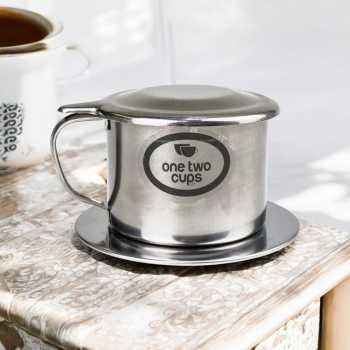 One two cups vietnam drip coffee filter pot saringan kopi 180ml 8q lc1