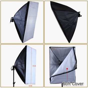 Payung softbox reflektor 50x70cm e27 single lamp socket (1)