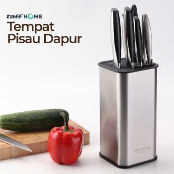 Taffhome tempat pisau dapur stand tool knife holder dj