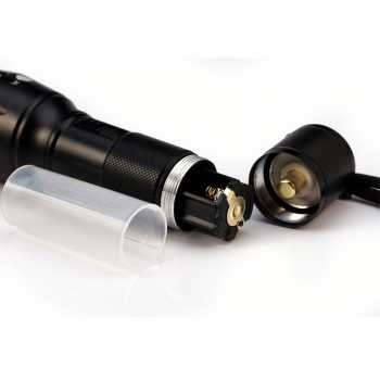 Taffled paket senter led flashlight cree xm p50bateraicharger e17 (4)