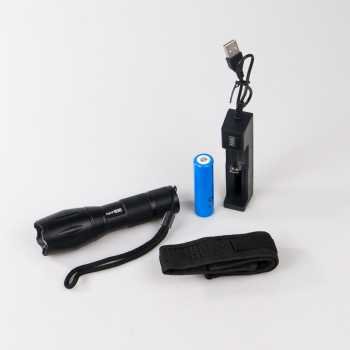 Taffled paket senter led flashlight cree xm p50bateraicharger e17 (5)