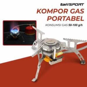 Taffsport kompor gas lipat portable outdoor camping stove adjustable wss