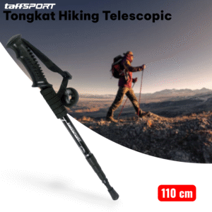 Taffsport tongkat hiking telescopic trekking pole aluminium 110cm e4103
