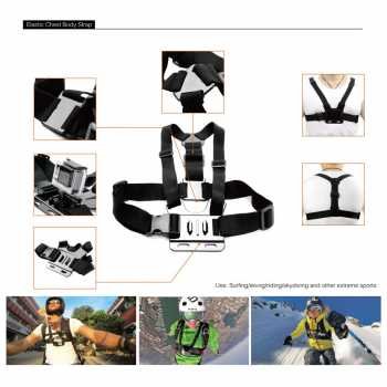 Taffstudio aksesoris kamera aksi full set gopro xiaomi yi gs41 (1)