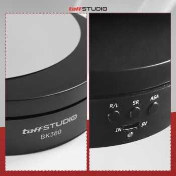 Taffstudio alas putar fotografi rotating display stand base 135cm bk360 (2)