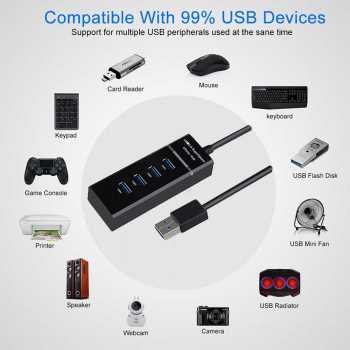 Taffware high speed 4 ports usb hub 30 5gbps