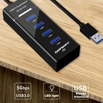 Taffware usb hub high speed 4 ports 30 5gbps 303 (3)