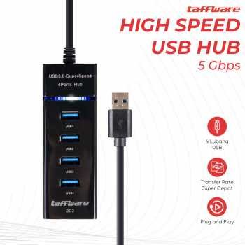 Taffware usb hub high speed 4 ports 30 5gbps