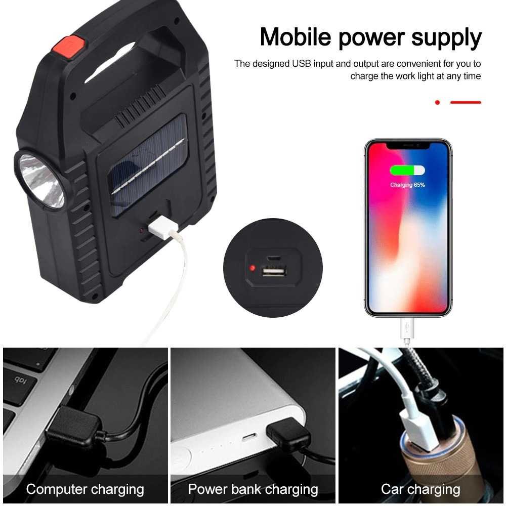 Vastfire senter camping lampu led cob rechargeable c100