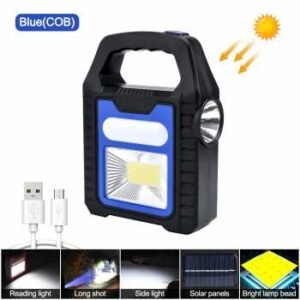 Vastfire senter camping lampu led solar power recharge cob yd 878a