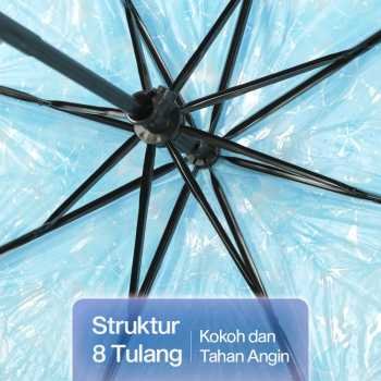 Yesello payung lipat manual motif cherry blossom 8 bone 95cm e023 (1)