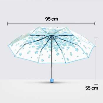 Yesello payung lipat manual motif cherry blossom 8 bone 95cm e023 (8)