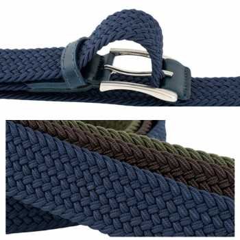 Brewyn logan ikat pinggang rajut elastis unisex pria wanita (3)