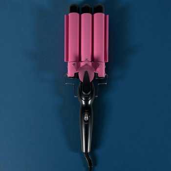 Chignon catokan rambut 3 barrel hair curling wavy iron 25mm 70w gn 70 (1)