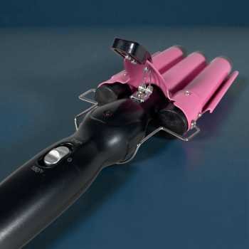 Chignon catokan rambut 3 barrel hair curling wavy iron 25mm 70w gn 70 (3)