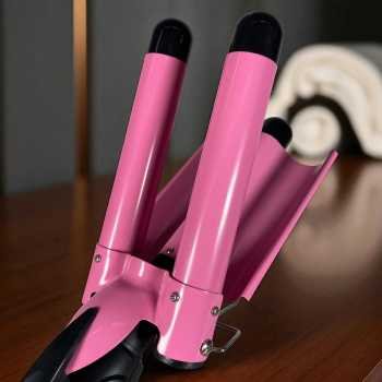 Chignon catokan rambut 3 barrel hair curling wavy iron 25mm 70w gn 70 (6)