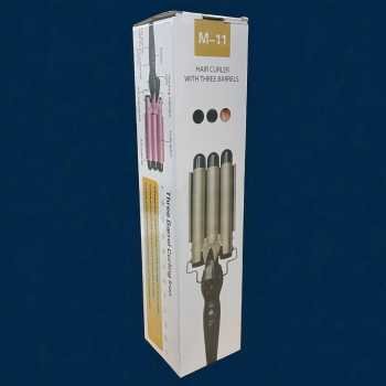 Chignon catokan rambut 3 barrel hair curling wavy iron 25mm 70w gn 70 (8)