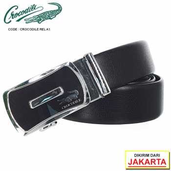 Crocodile ikat pinggang gesper kulit asli sabuk fashion tali pinggang (1)