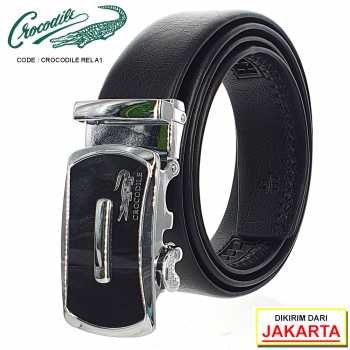 Crocodile ikat pinggang gesper kulit asli sabuk fashion tali pinggang