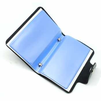 Dompet kartu 24 slot bahan kulit c1707h1