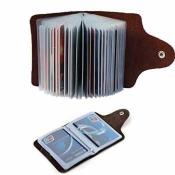Dompet kartu minimalis card wallet kulit pu 24 slot c170