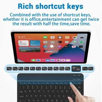 Emtra keyboard wireless bluetooth rgb ios android windows 10 inch emr10 (5)