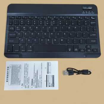 Emtra keyboard wireless mini bluetooth rgb silent click rechargeable ss01