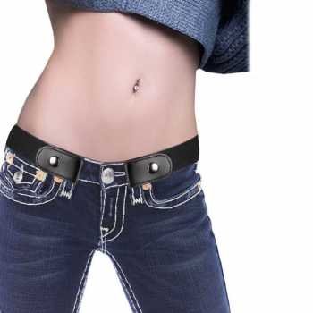 Hengreda ikat pinggang klip elastis buckle free belt heng belt01