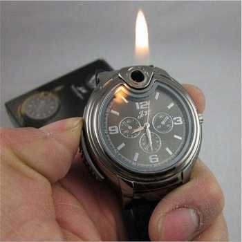 Jam tangan kasual pria dengan korek gas