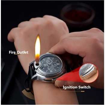 Jiaheng jam tangan kasual pria dengan korek gas hc 90 (1)