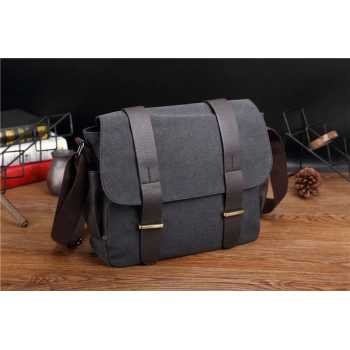 Kaka tas selempang pria korean canvas messenger bag my2642 (2)