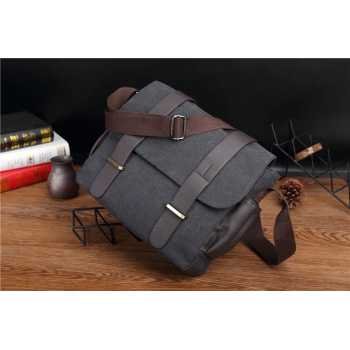 Kaka tas selempang pria korean canvas messenger bag my2642 (3)