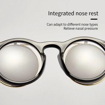 Molniya kacamata fashion double frame steampunk ne60 (2)
