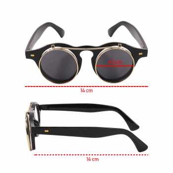 Molniya kacamata fashion double frame steampunk ne60 (3)