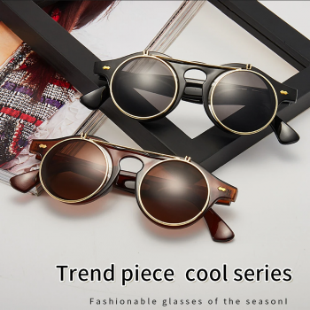 Molniya kacamata fashion double frame steampunk ne60