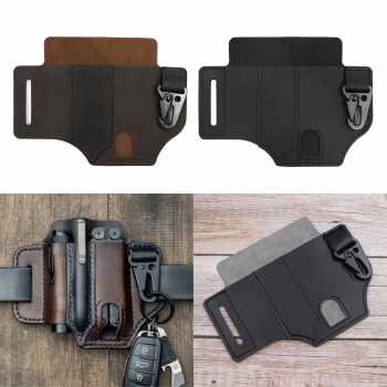 Perfeclan tas pinggang sabuk holster leather pouch multitool edc pf 17 (3)