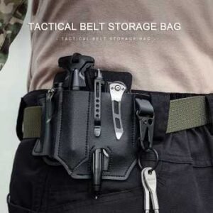 Perfeclan tas pinggang sabuk holster leather pouch multitool edc pf