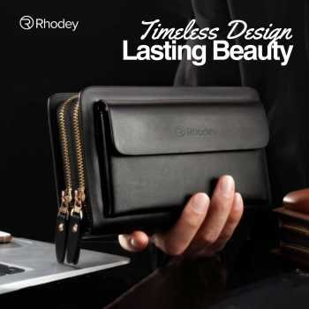 Rhodey dompet tas clutch wanita bahan pu leather minimalis elegan 007 (3)