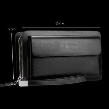 Rhodey dompet tas clutch wanita bahan pu leather minimalis elegan 007 (8)