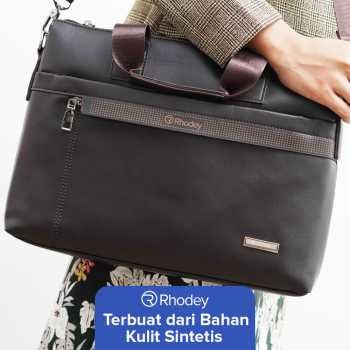 Rhodey polo tas kerja selempang pria bahan kulit 61330 (3)