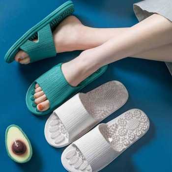 Rhodey restee sandal rumah anti slip slipper soft pvc unisex bl 8808 (3)