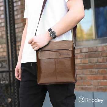 Rhodey tas selempang pria elegant messenger crossbody sling bag 6330 (6)